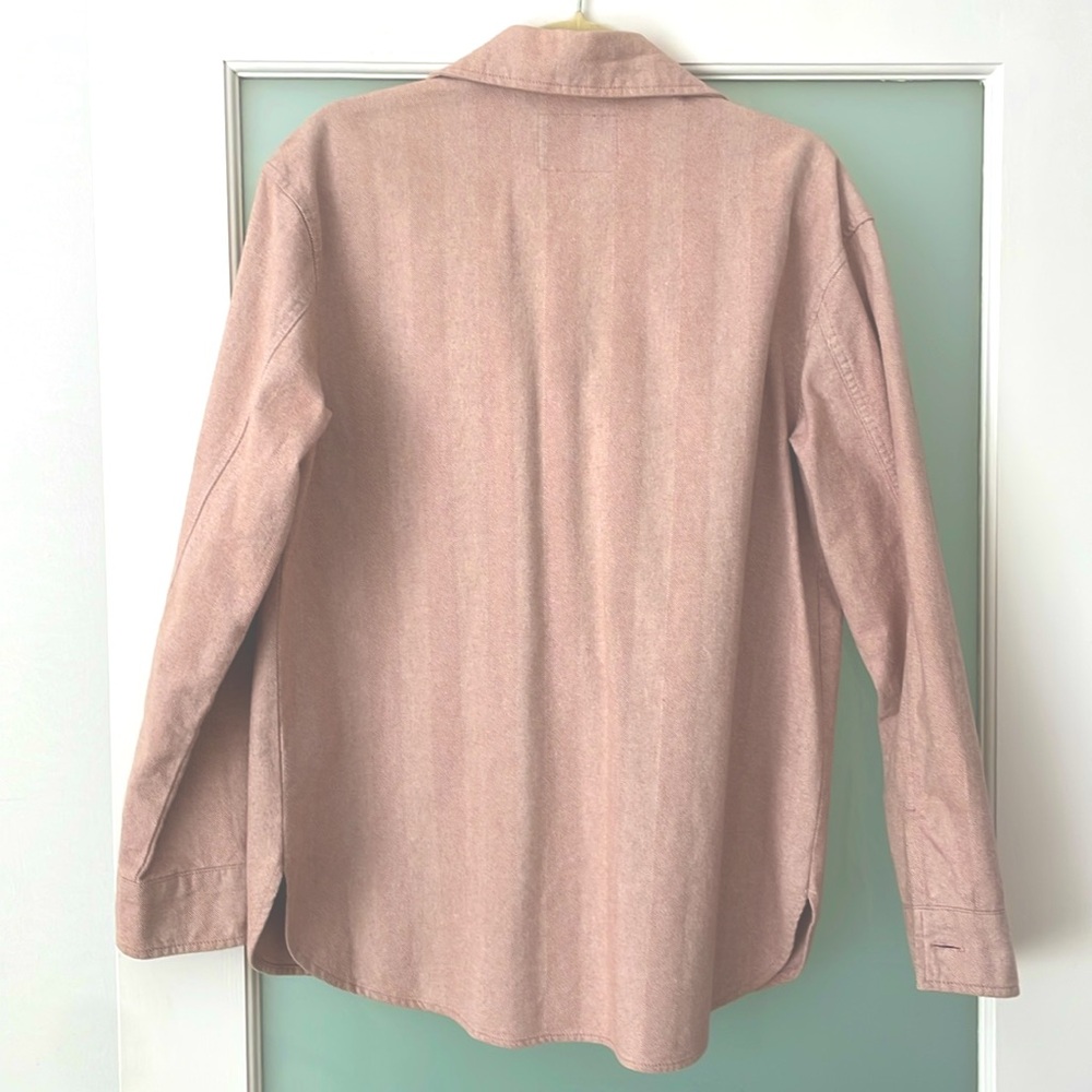 Sanctuary Shacket Pink Blush Button-Front Shirt J… - image 3